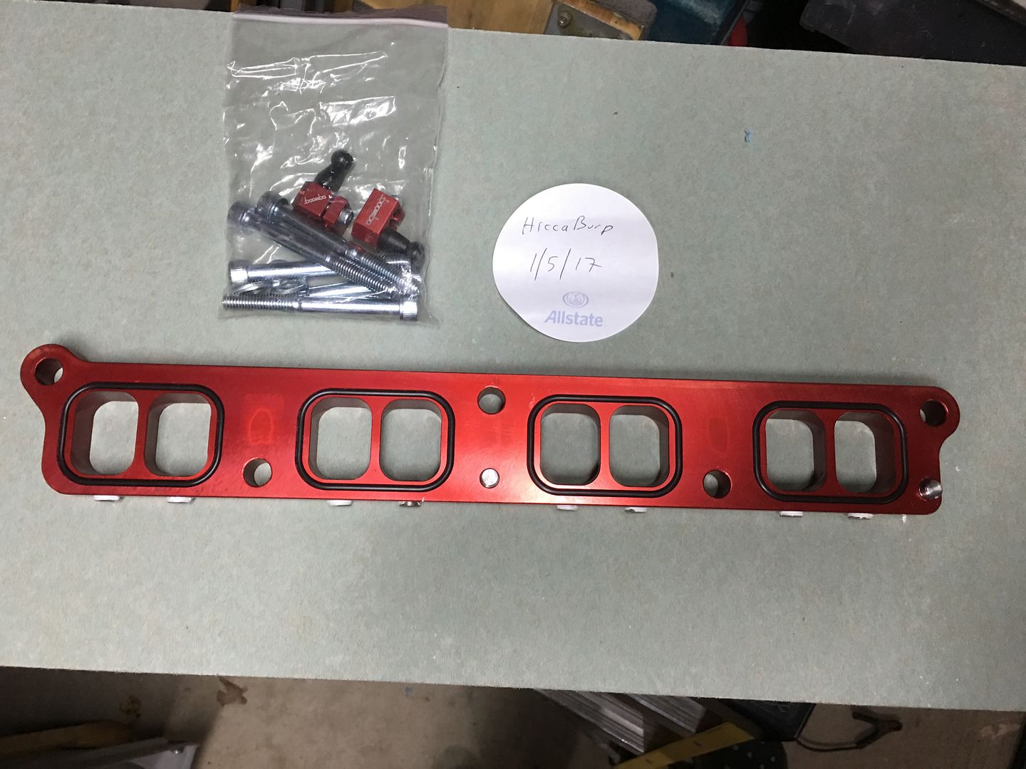 (SOLD) Boomba Intake Manifold Spacer Red Ford Focus ST Forum